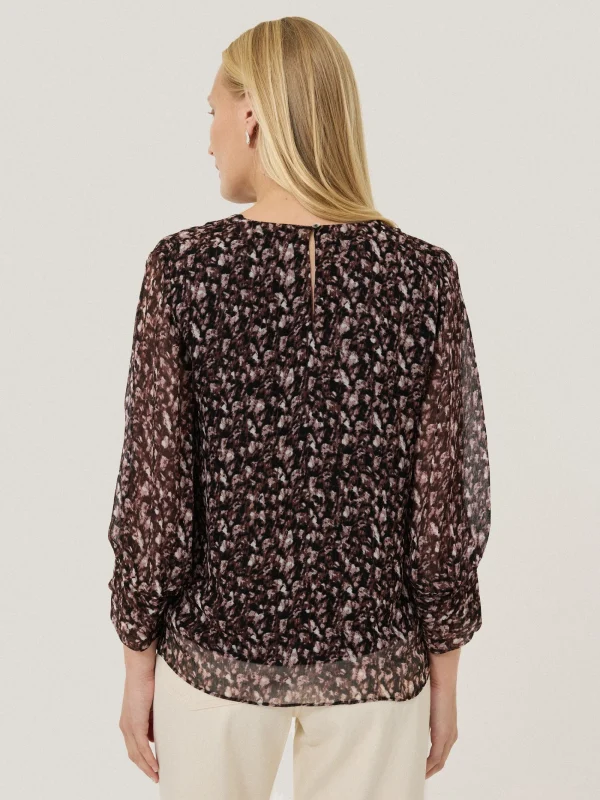 Jigsaw Abstract Leopard Top