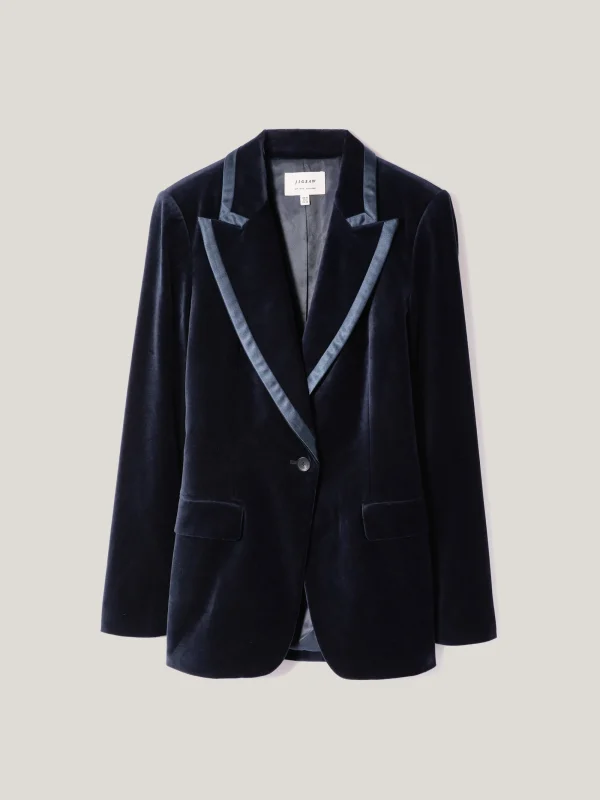 Jigsaw Ashby Velvet Blazer