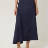 Jigsaw Asymmetric Textured Skirt