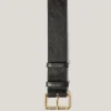 Jigsaw Calf Hair Belt