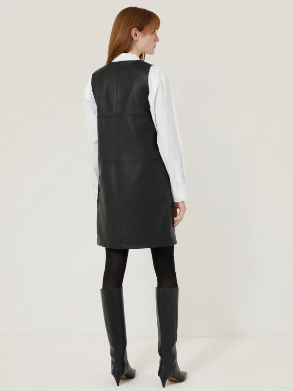 Jigsaw Bleeker Leather Applique Dress