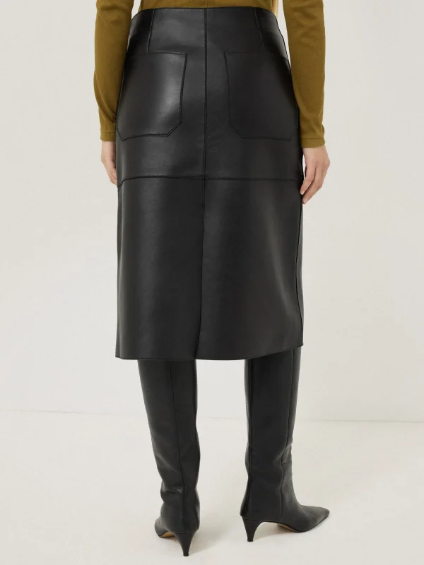 Jigsaw Bonded Leather Skirt