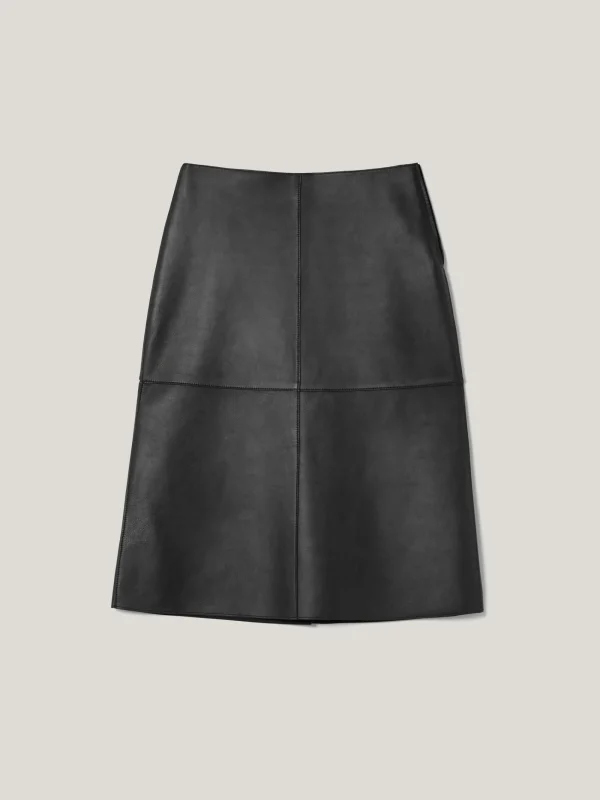 Jigsaw Bonded Leather Skirt