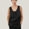 Jigsaw Bonded Satin Tank Top