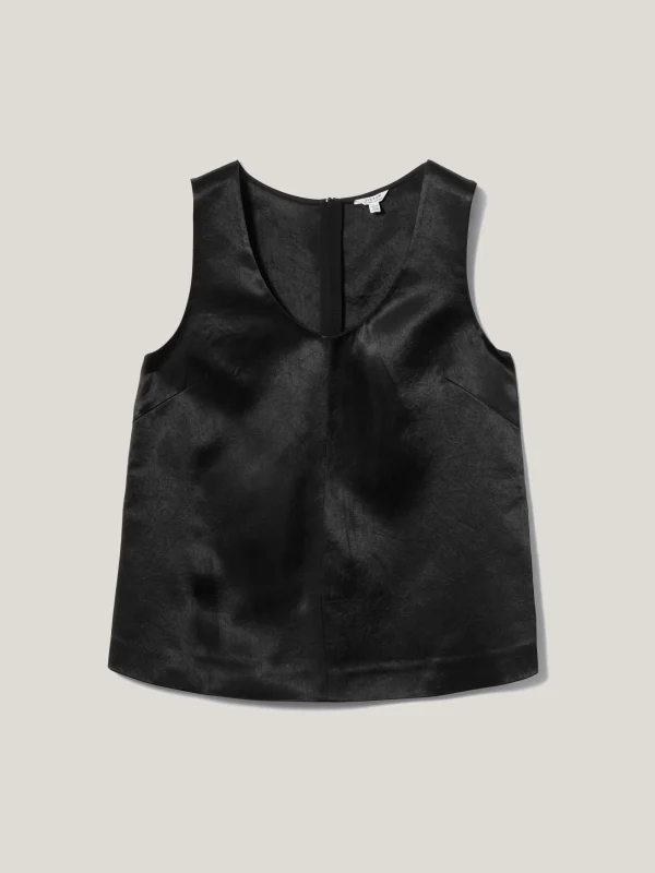 Jigsaw Bonded Satin Tank Top