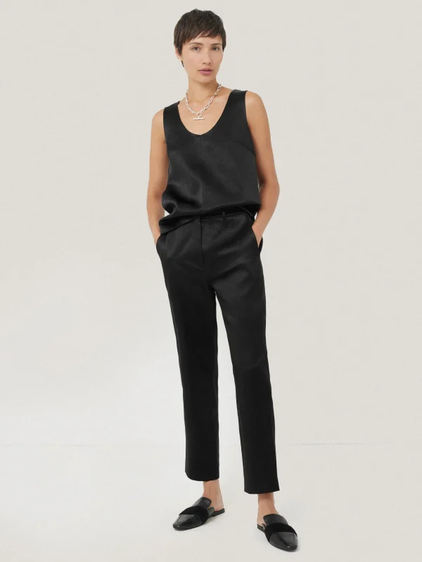 Jigsaw Bonded Satin Trouser