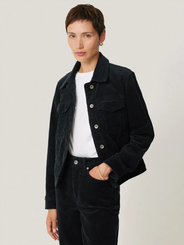 Jigsaw Boxy Cord Trucker Jacket