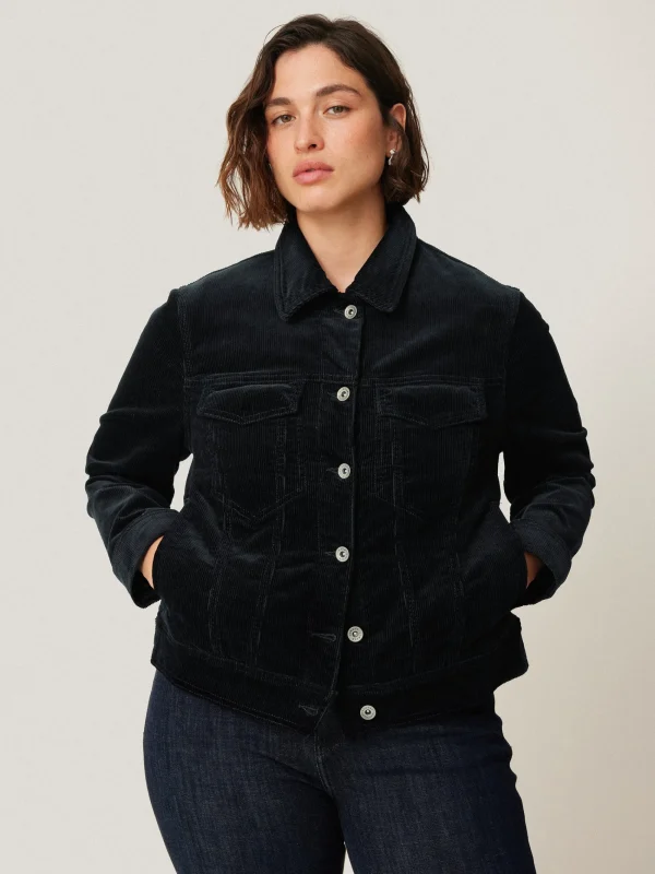 Jigsaw Boxy Cord Trucker Jacket