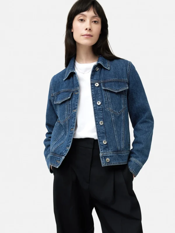 Jigsaw Boxy Denim Trucker Jacket