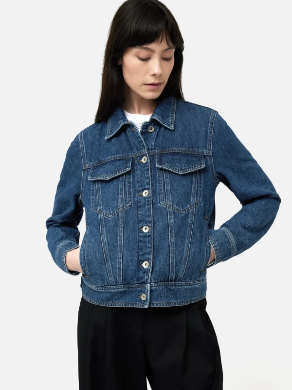 Jigsaw Boxy Denim Trucker Jacket