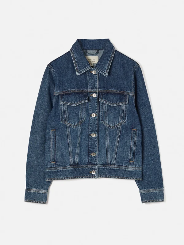 Jigsaw Boxy Denim Trucker Jacket