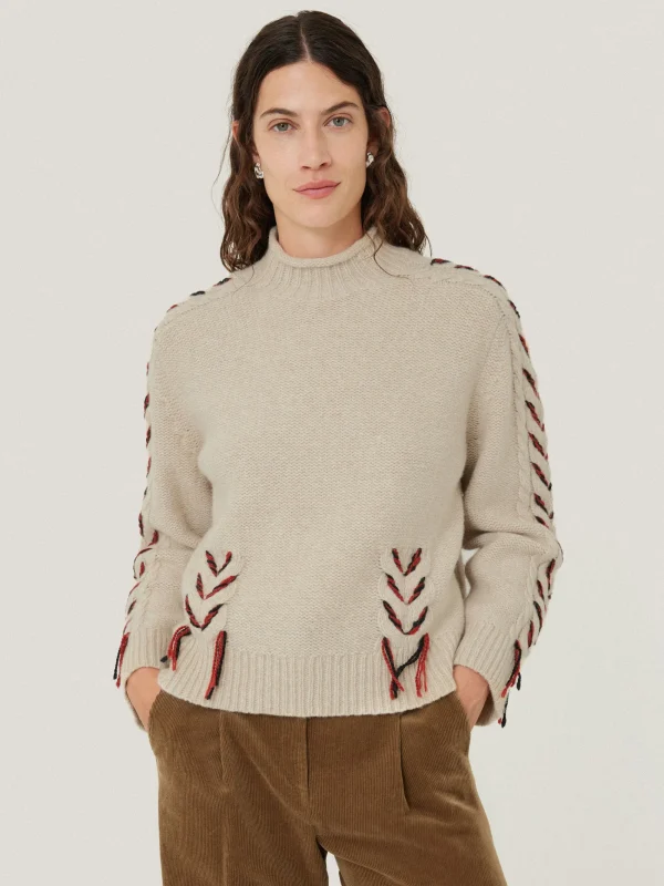 Jigsaw Braided Cable Jumper