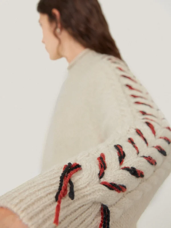 Jigsaw Braided Cable Jumper