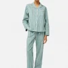 Jigsaw Brushed Twill Stripe Pyjamas