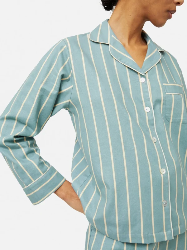 Jigsaw Brushed Twill Stripe Pyjamas