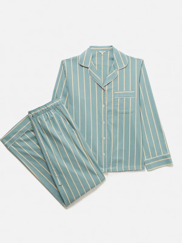 Jigsaw Brushed Twill Stripe Pyjamas