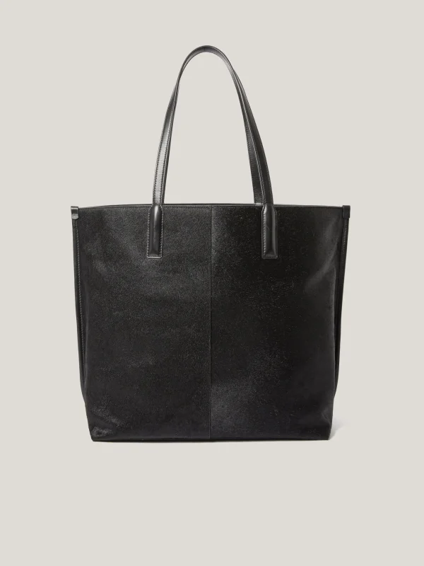 Jigsaw Calf Hair Leather Tote