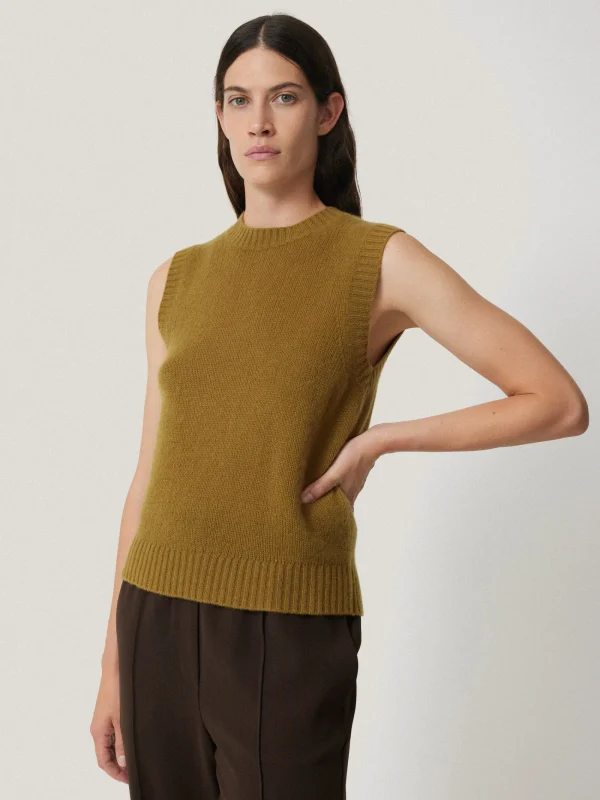 Jigsaw Cashmere Crew Neck Tank