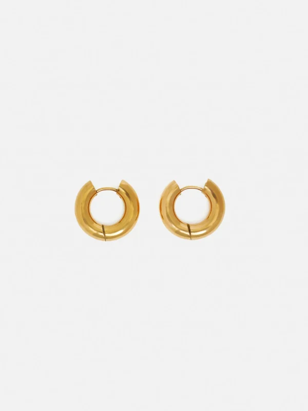 Jigsaw Chubby Hoop Earrings