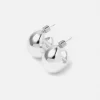 Jigsaw Chunky Dome Earrings