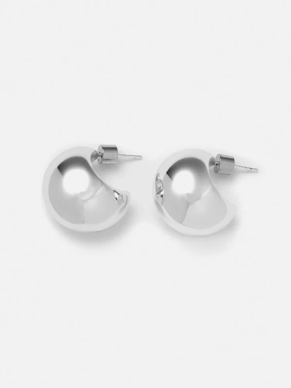 Jigsaw Chunky Dome Earrings