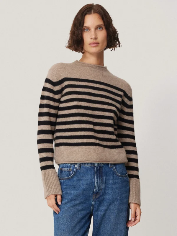 Jigsaw Cloud Cashmere Eldon Stripe