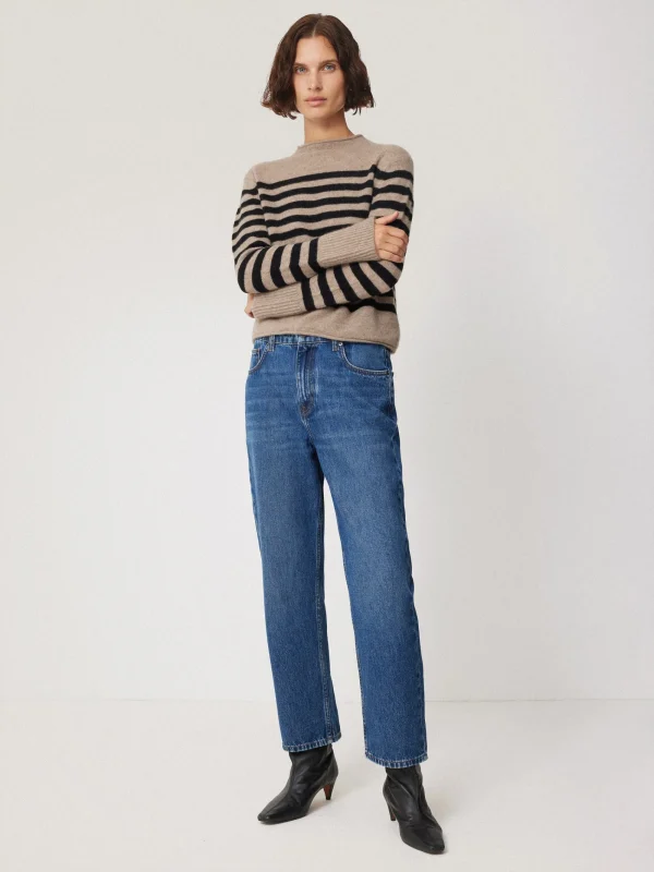 Jigsaw Cloud Cashmere Eldon Stripe