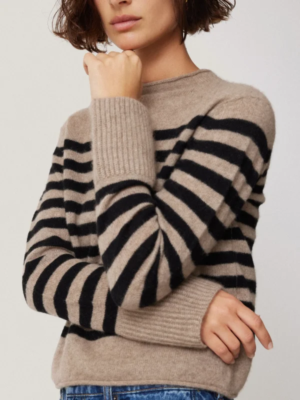 Jigsaw Cloud Cashmere Eldon Stripe