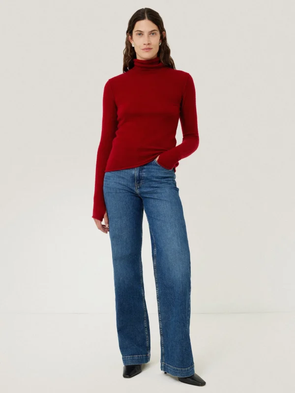 Jigsaw Cloud Cashmere Polo Jumper