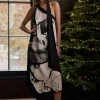 Jigsaw Collage Print Scarf Dress