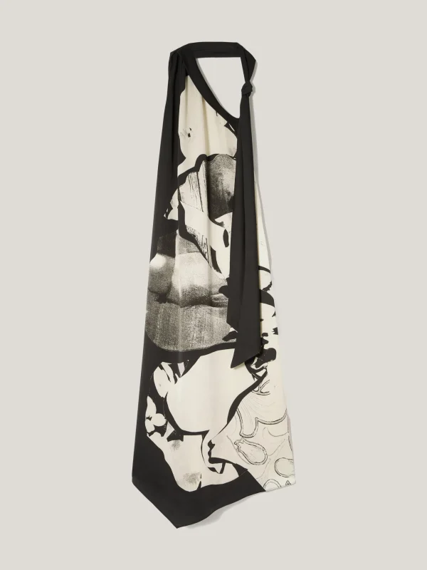 Jigsaw Collage Print Scarf Dress