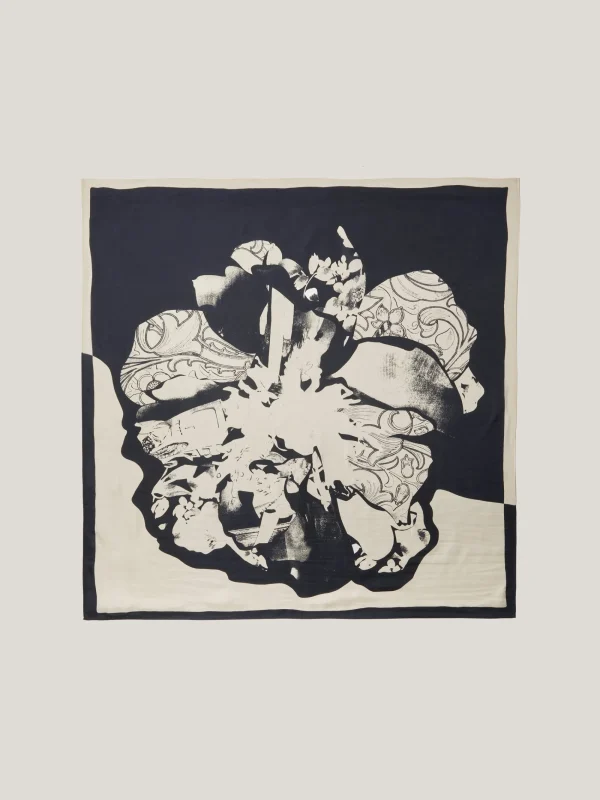 Jigsaw Collage Silk Twill Scarf