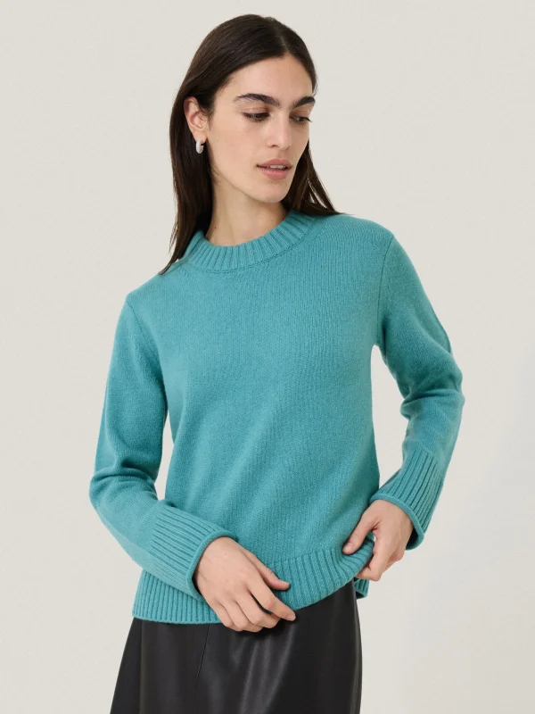 Jigsaw Compact Wool Cashmere Blend Jumper