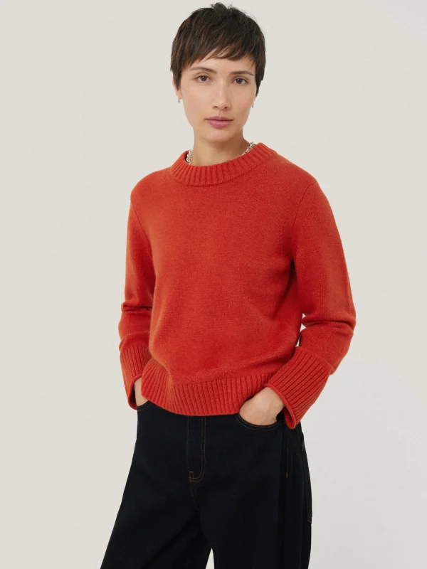 Jigsaw Compact Wool Cashmere Blend Jumper