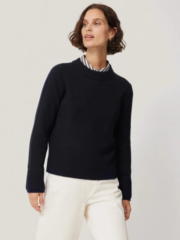 Jigsaw Compact Wool Cashmere Blend Jumper