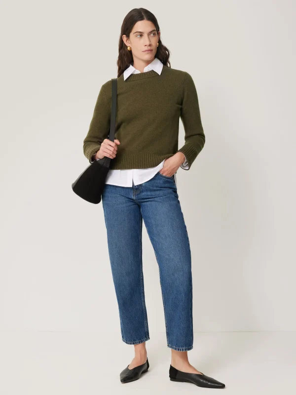 Jigsaw Compact Wool Cashmere Blend Jumper