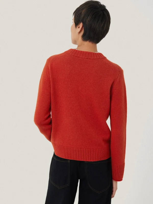 Jigsaw Compact Wool Cashmere Blend Jumper