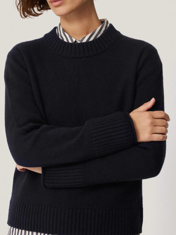 Jigsaw Compact Wool Cashmere Blend Jumper