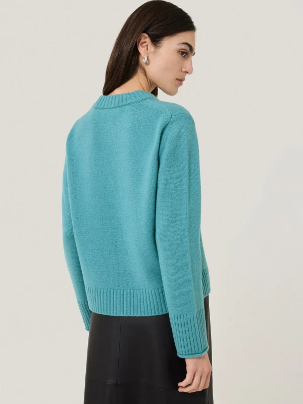 Jigsaw Compact Wool Cashmere Blend Jumper