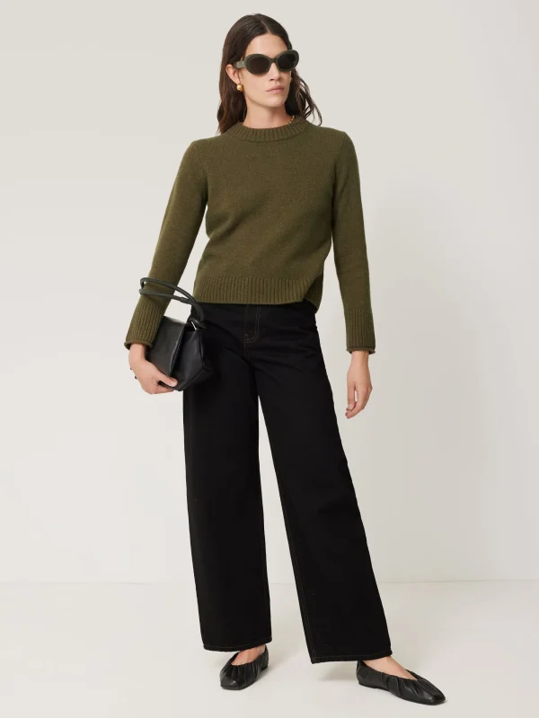 Jigsaw Compact Wool Cashmere Blend Jumper