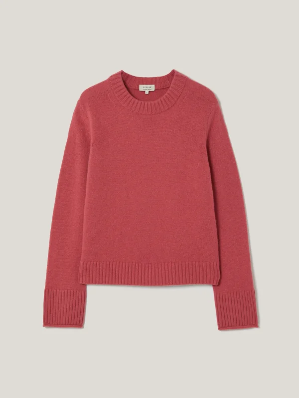 Jigsaw Compact Wool Cashmere Blend Jumper