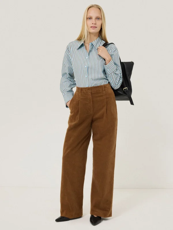 Jigsaw Corduroy Pleat Trouser