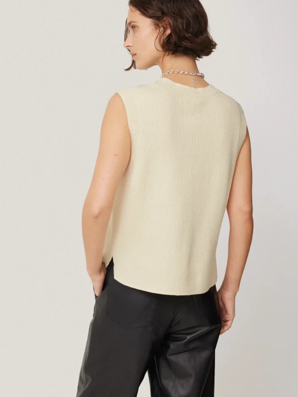 Jigsaw Cotton Blend Crew Tank