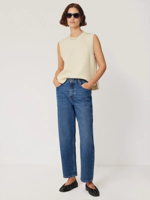 Jigsaw Cotton Blend Crew Tank