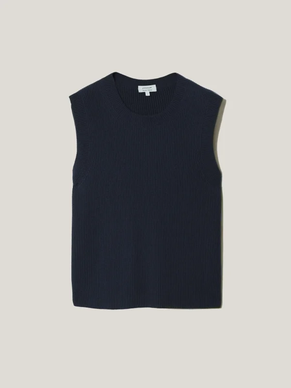 Jigsaw Cotton Blend Crew Tank