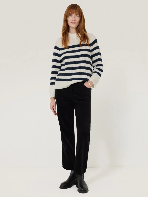 Jigsaw Cotton Blend Stripe Jumper