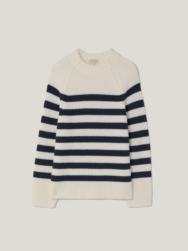 Jigsaw Cotton Blend Stripe Jumper