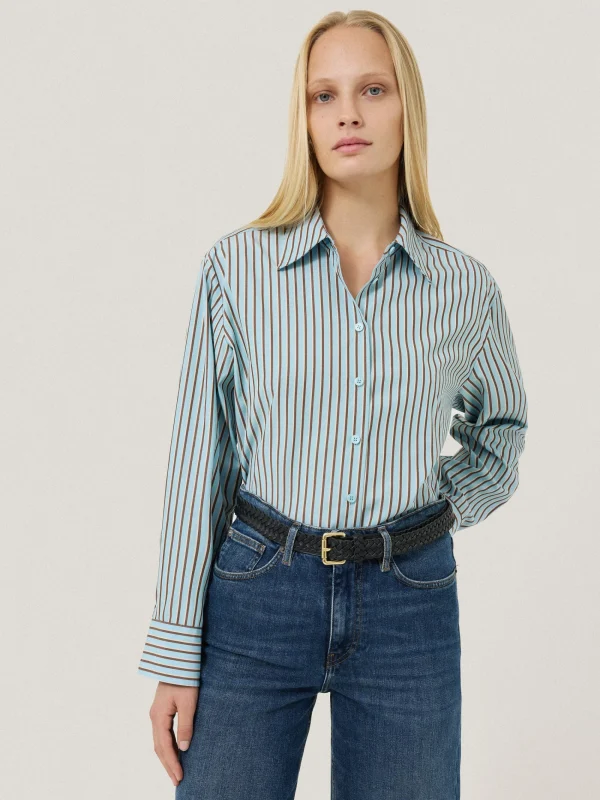 Jigsaw Cotton Stripe Shirt