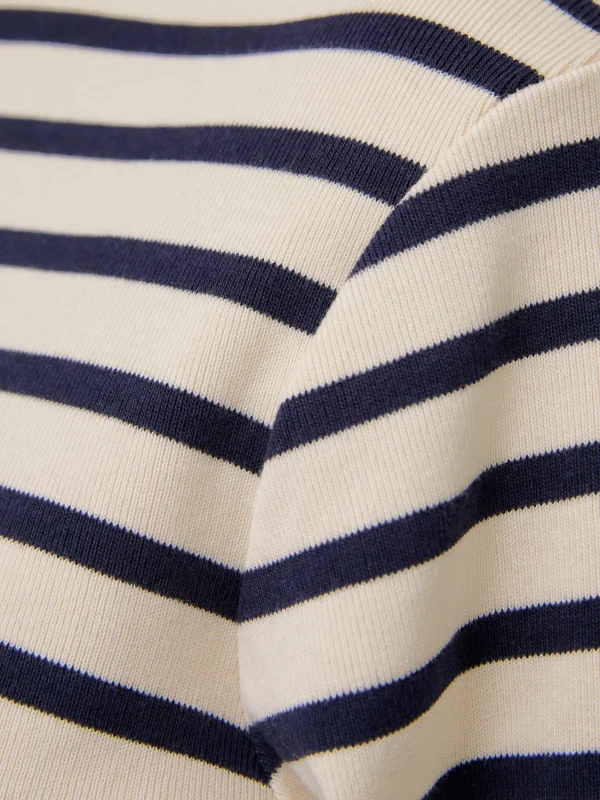 Jigsaw Cotton Stripe Sweatshirt