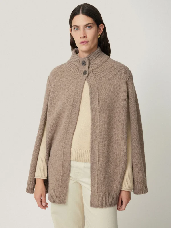 Jigsaw Deconstructed Knitted Cape